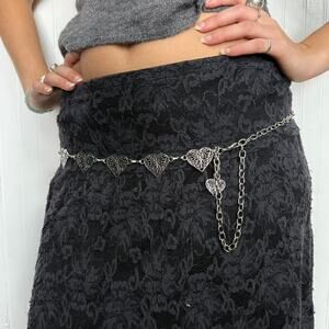 Cute metal hearts boho western WMNS1